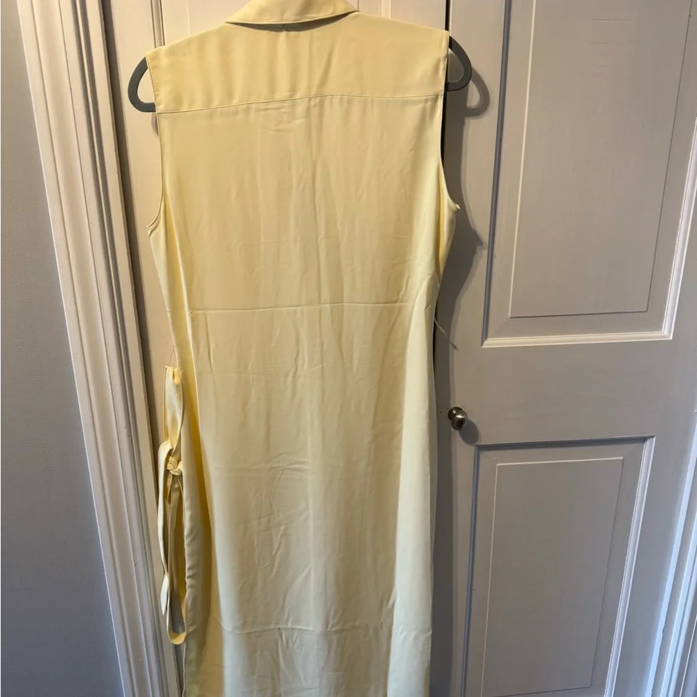 NWT Calvin Klein ButterCream Midi Shirt Dress - Picture 8 of 8